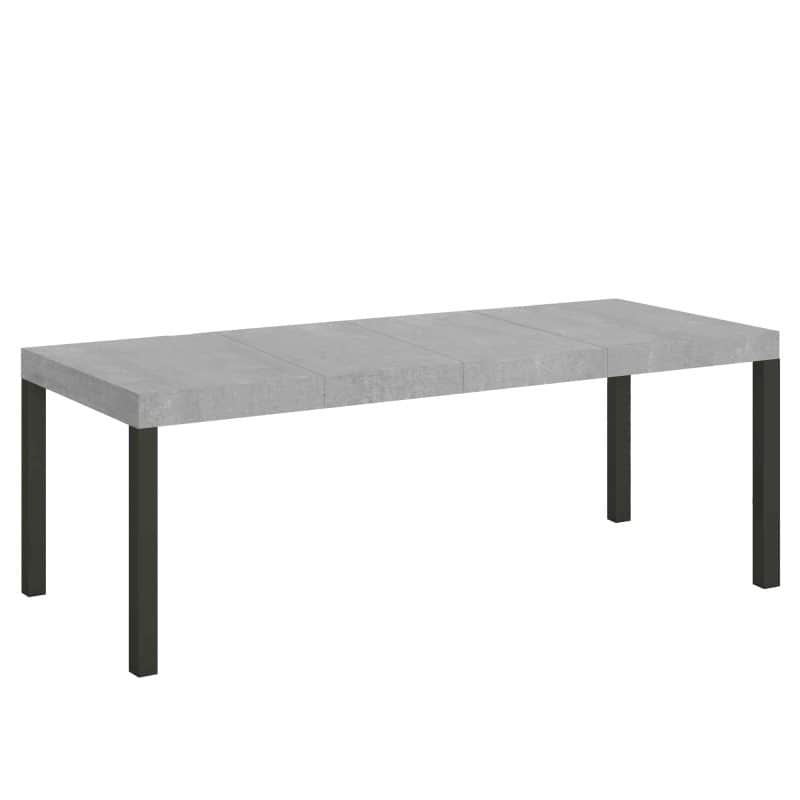 tavolo everyday premium 160 2 allunghe cemento sfondo bianco
