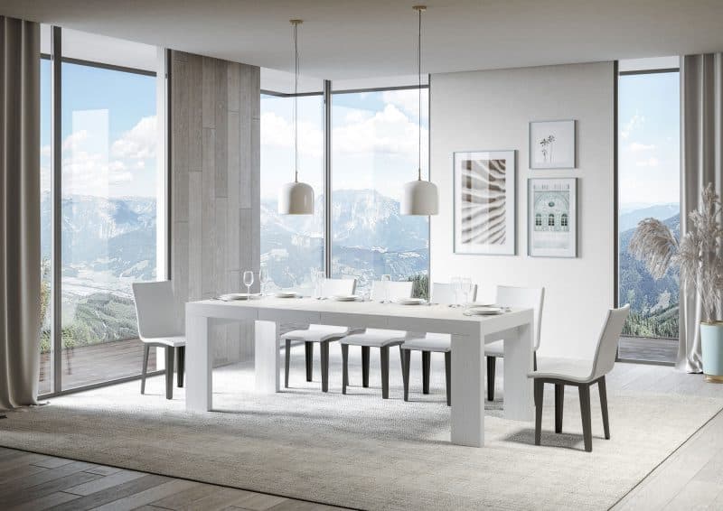Tavolo allungabile Roxell Premium 120x90 (allunghe con bordo) - immagine 3