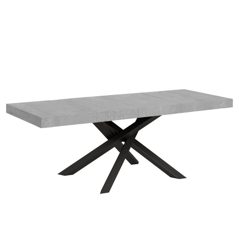 Tavolo allungabile gambe incrociate Volantis Premium 180x90 (allunghe con bordo)