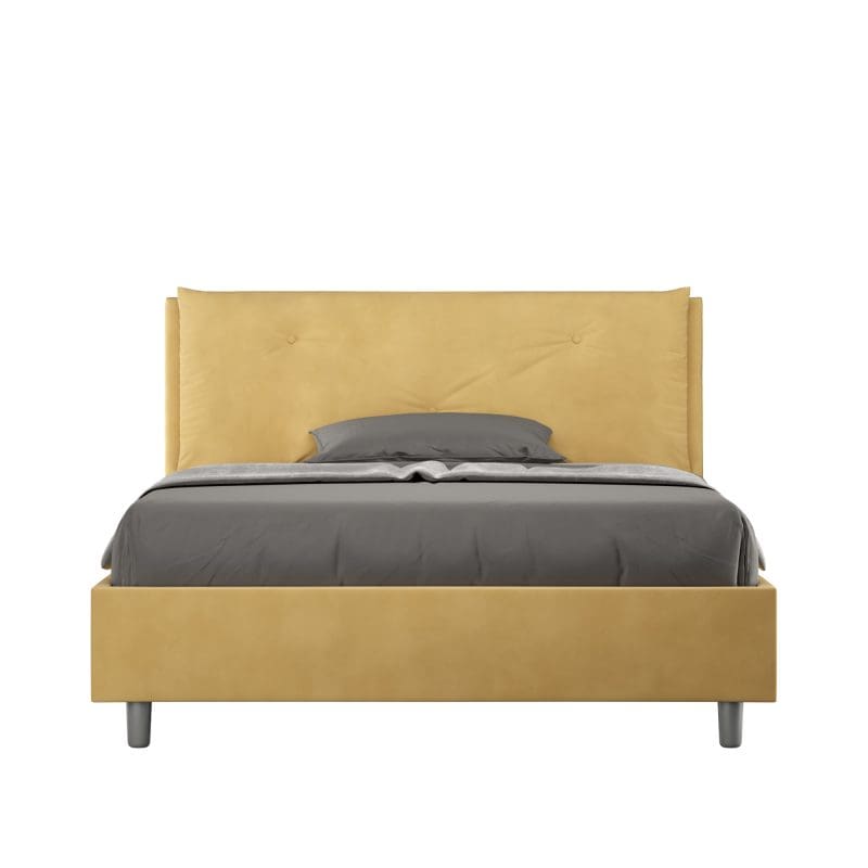 Letto alla francese da 140cm Appia large ocra