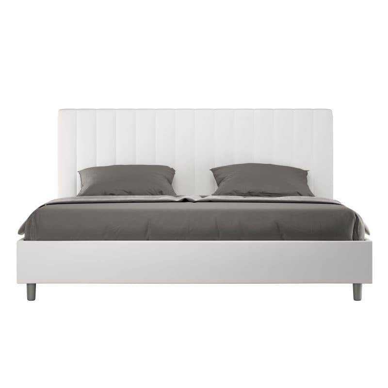 Letto king size da 180cm Agueda bianco