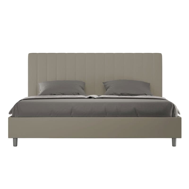 Letto king size da 180cm Agueda cappuccino