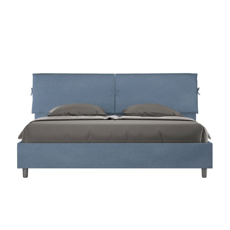 Letto king size da 180cm Mados blu