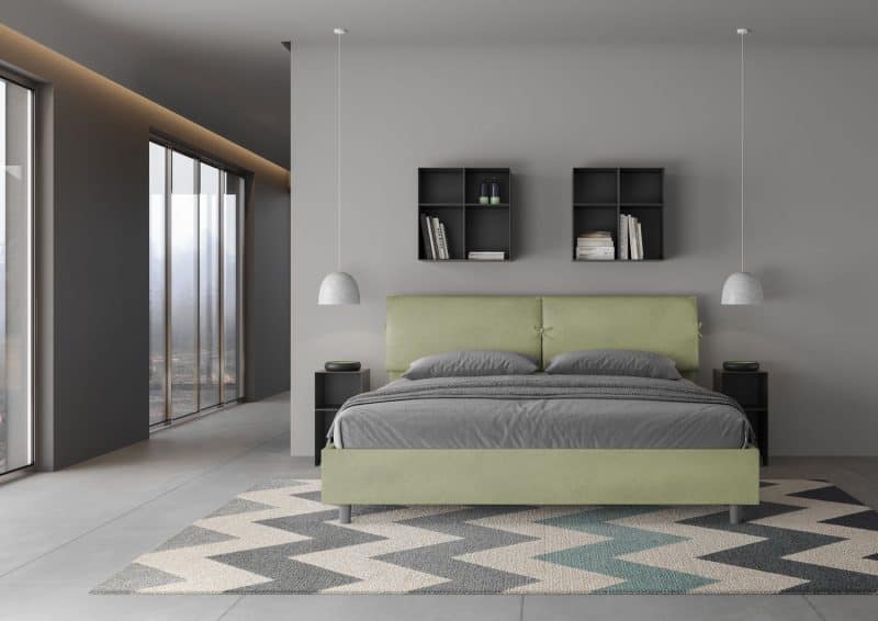Letto super king size da 200cm Mados tè verde - immagine 3
