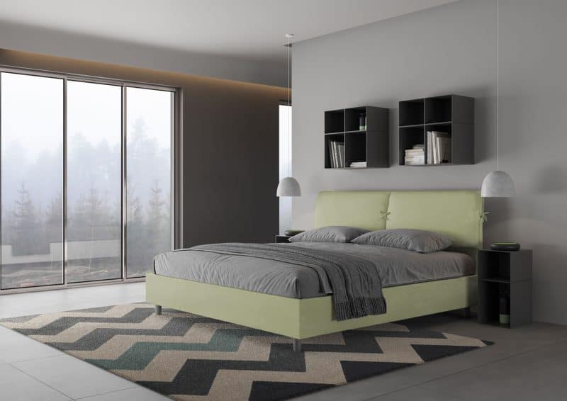 Letto super king size da 200cm Mados tè verde - immagine 2