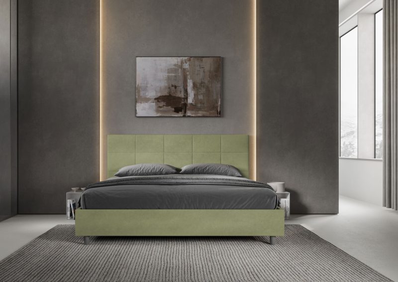 Letto super king size da 190cm Mika tè verde - immagine 3