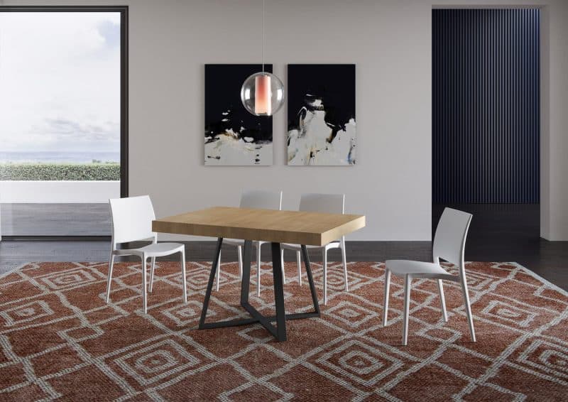 Tavolo allungabile Abbraccio 130x90cm - immagine 2