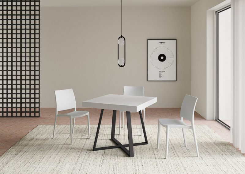 Tavolo allungabile Abbraccio 90x90cm - immagine 2