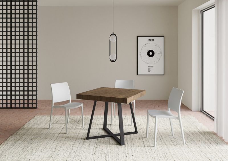 Tavolo allungabile Abbraccio 90x90cm - immagine 11