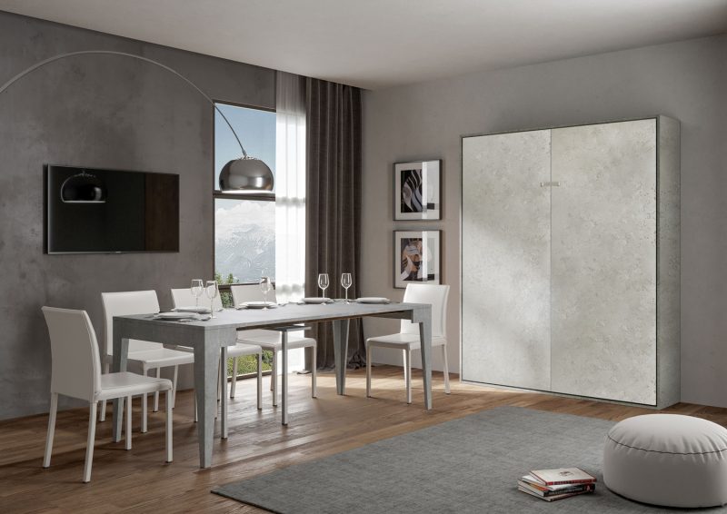 Letto a scomparsa matrimoniale 160x190 Kentaro - immagine 18