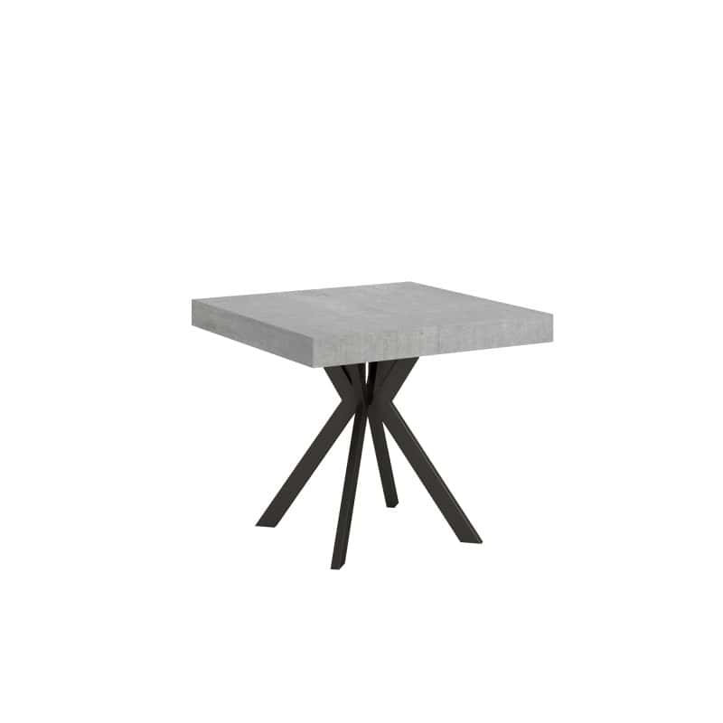Tavolo Dolcezza 90x90 allungabile telaio antracite - immagine 5
