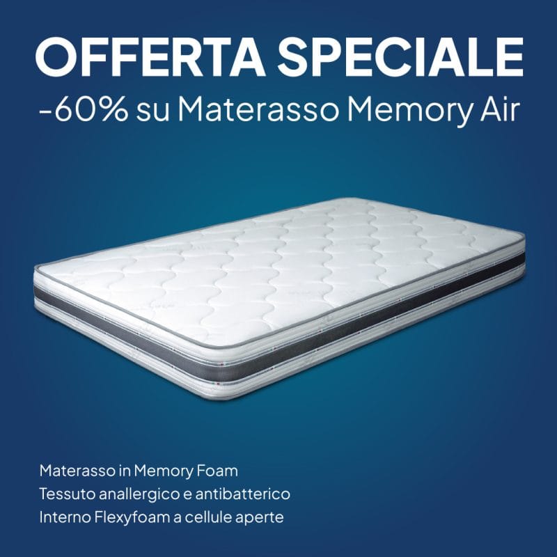 PROMOZIONE memory air comfort 140x200cm