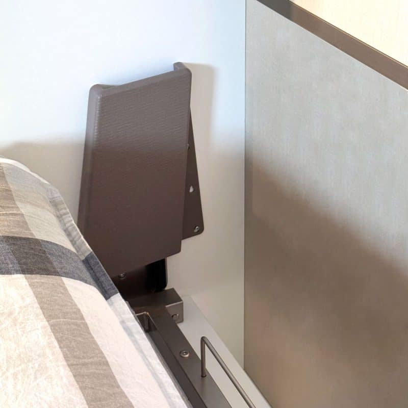 Letto a scomparsa matrimoniale con divano e mensola 160x200 Versia - immagine 8