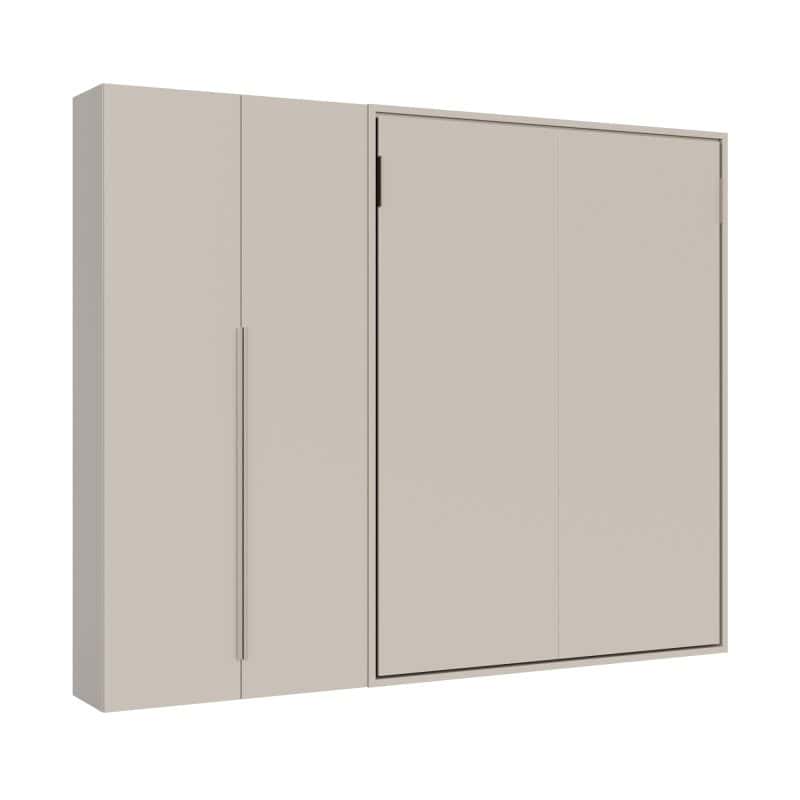 Letto a scomparsa matrimoniale con armadio due ante 160x200 Versia