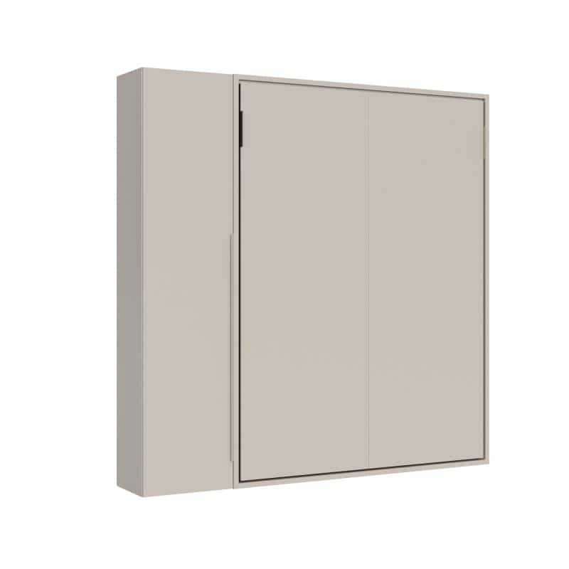 Letto a scomparsa alla francese con armadio una anta 140x200 Versia - immagine 7