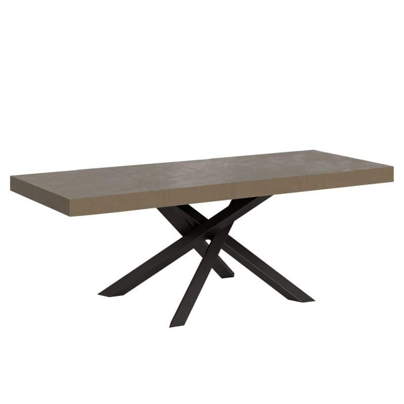 Tavolo allungabile gambe incrociate Volantis Premium 160x90 (allunghe con bordo) - immagine 17