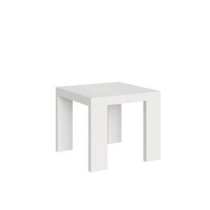 Tavolo allungabile 90/246x90 cm Roxell bianco frassino