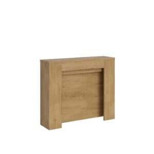 Consolle allungabile 90x25/211 cm Kiba Quercia Natura