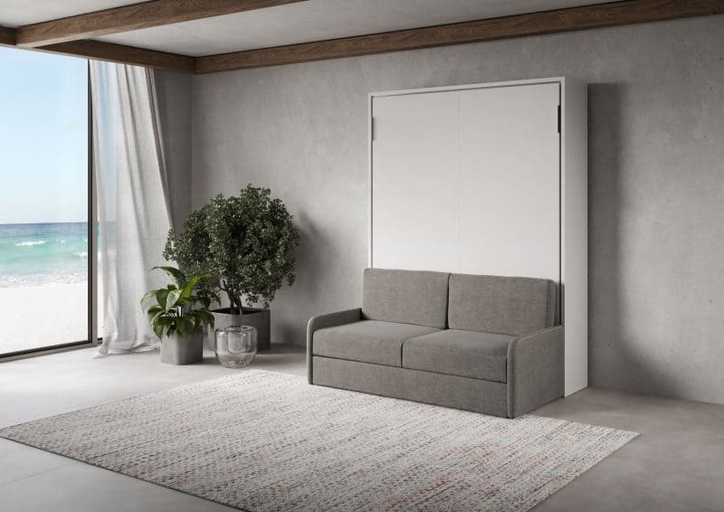 Letto a scomparsa alla francese con divano 140x200 Versia - immagine 2
