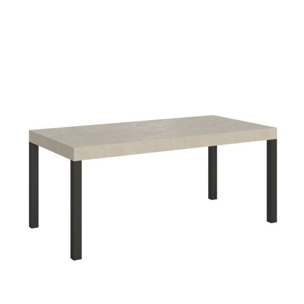 Tavolo allungabile 200/460x90 cm Everyday cashmere gambe antracite